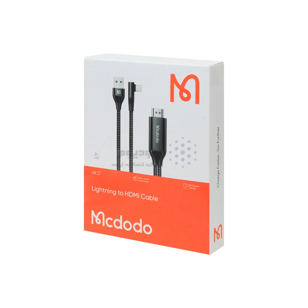 کابل تبدیل 2 متری Mcdodo Lightning To HDMI مدل CA-6400 – مشکی (گارانتی متین) — تصویر ۲