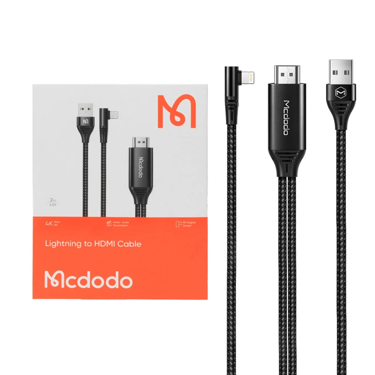 کابل تبدیل 2 متری Mcdodo Lightning To HDMI مدل CA-6400 – مشکی (گارانتی متین)