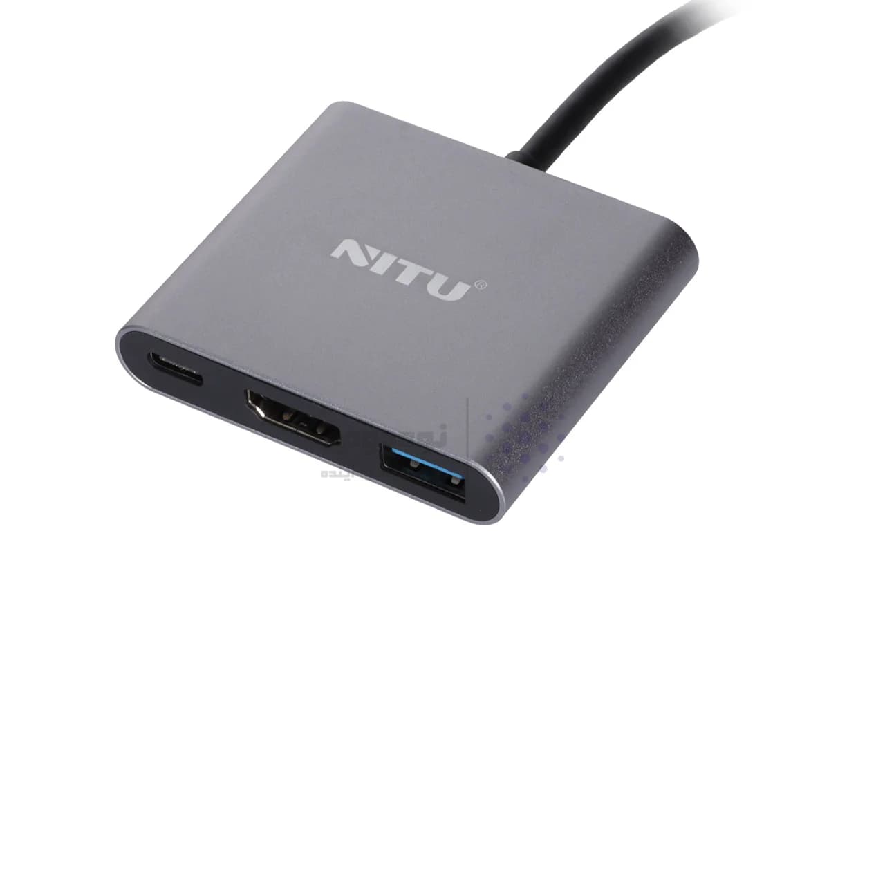 هاب و تبدیل Type-C به HDMI مدل NITU NN36 ، سه پورت مخصوص موبایل و تبلت و لپ تاپ – رنگ خاکستری (گارانتی 12 ماه تعویض نیکان همراه) — تصویر ۲