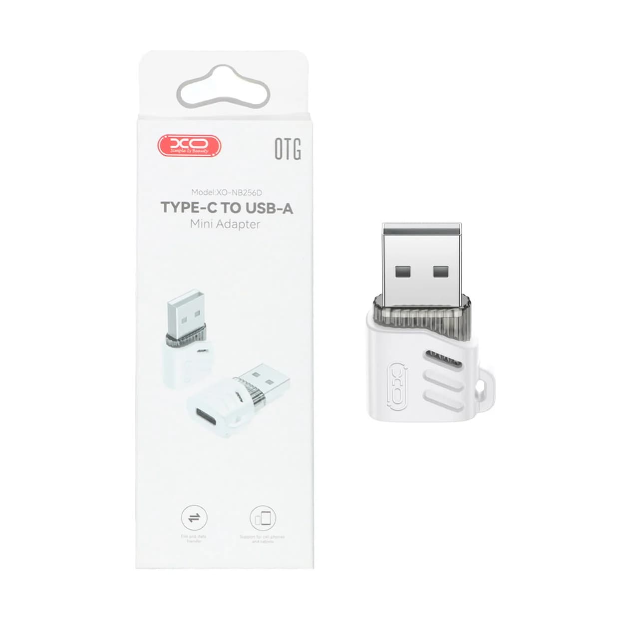 تبدیل XO Type-C To USB مدل XO-NB256D – سفید