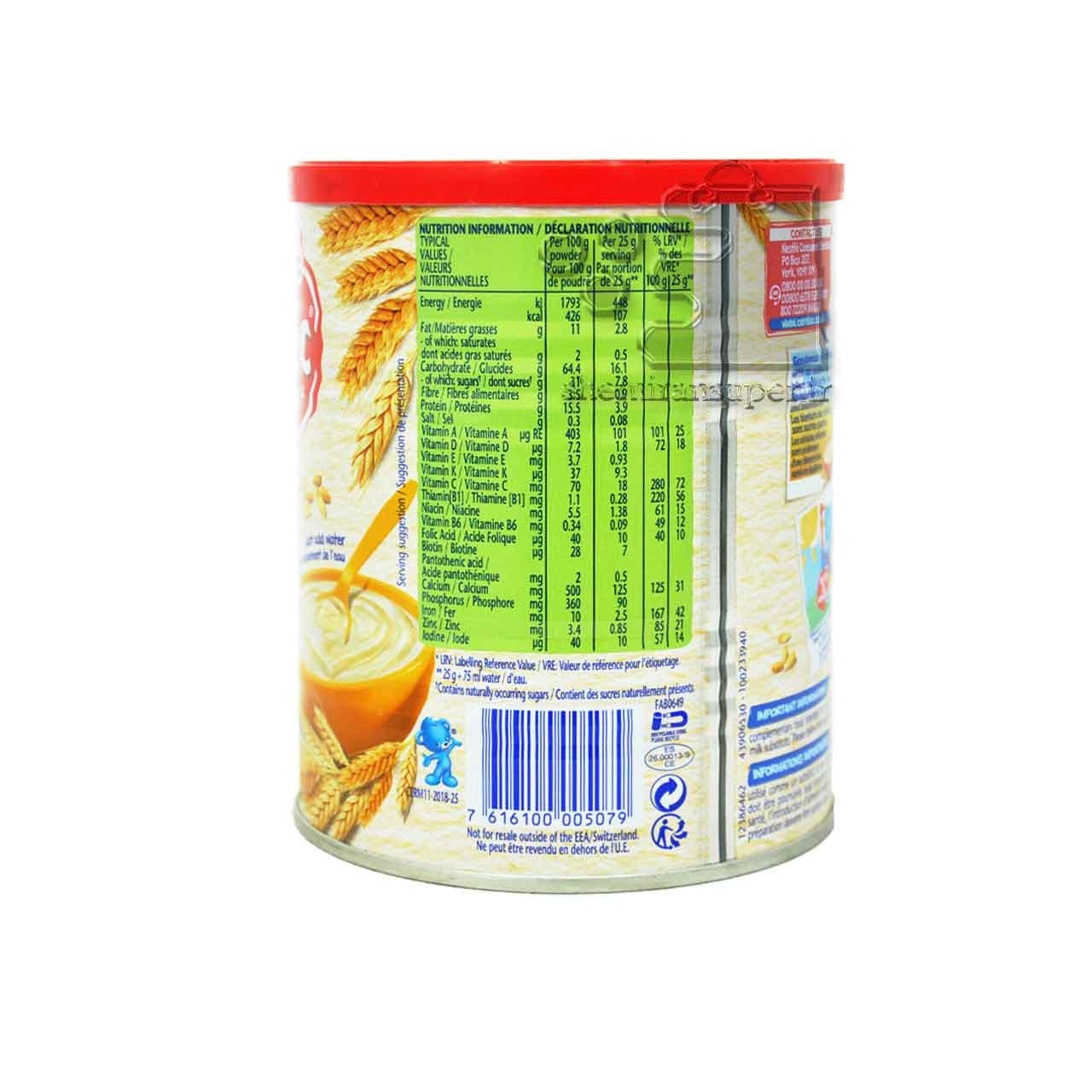 سرلاک گندم ( مناسب ۶ ماه به بالا ) ۴۰۰ گرم نستله – nestle — تصویر ۳