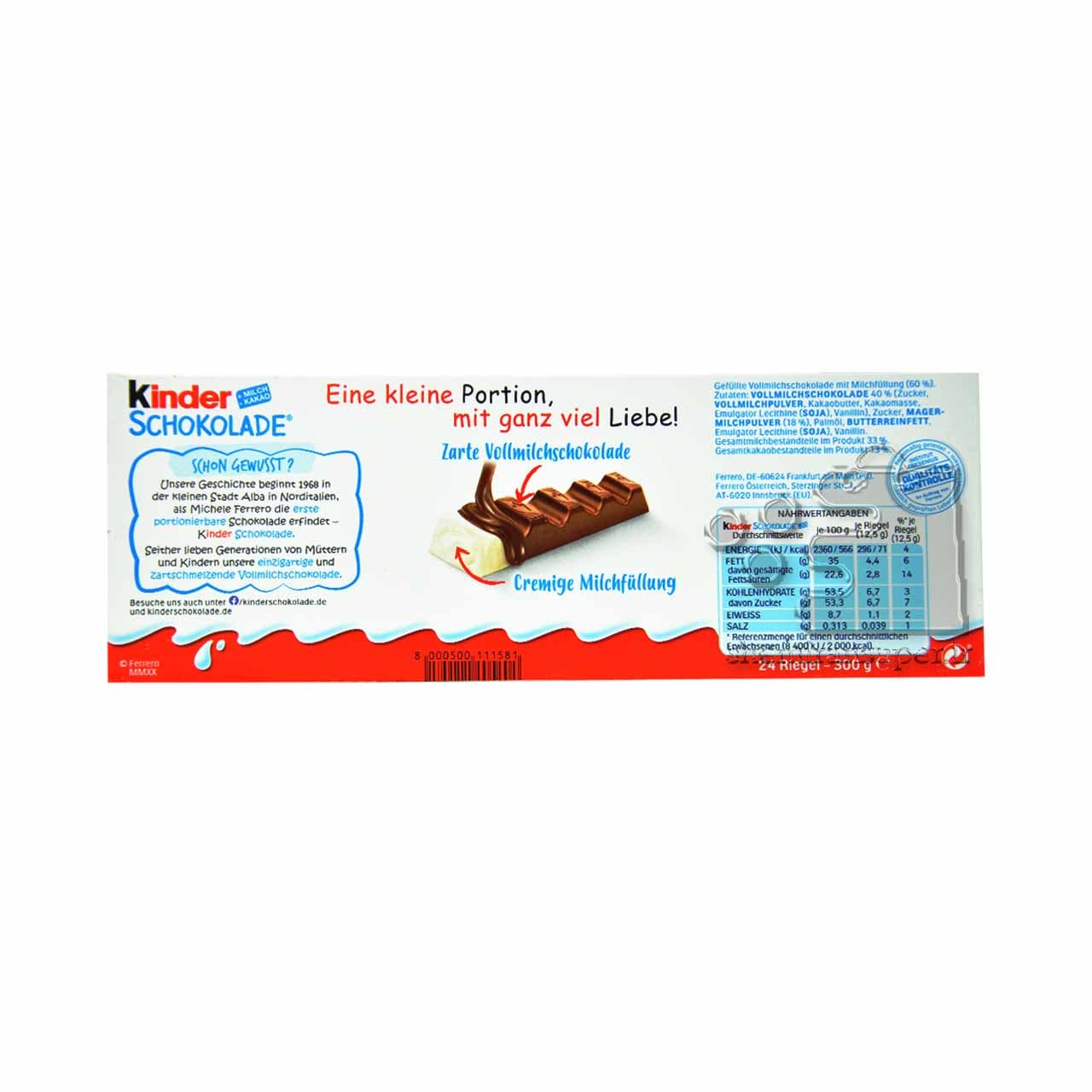 شکلات شیری ۲۴ عددی کیندر – kinder — تصویر ۳