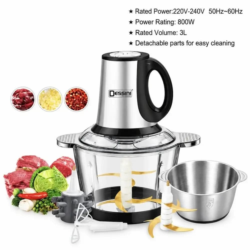 خردکن دسینی دو کاسه مدل KD-220 ظرفیت 3 لیتر — تصویر ۲