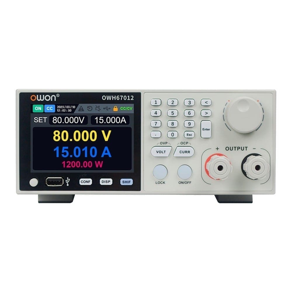 منبع تغذیه دیجیتال تک کانال اوون مدل OWON OWH67012-80L