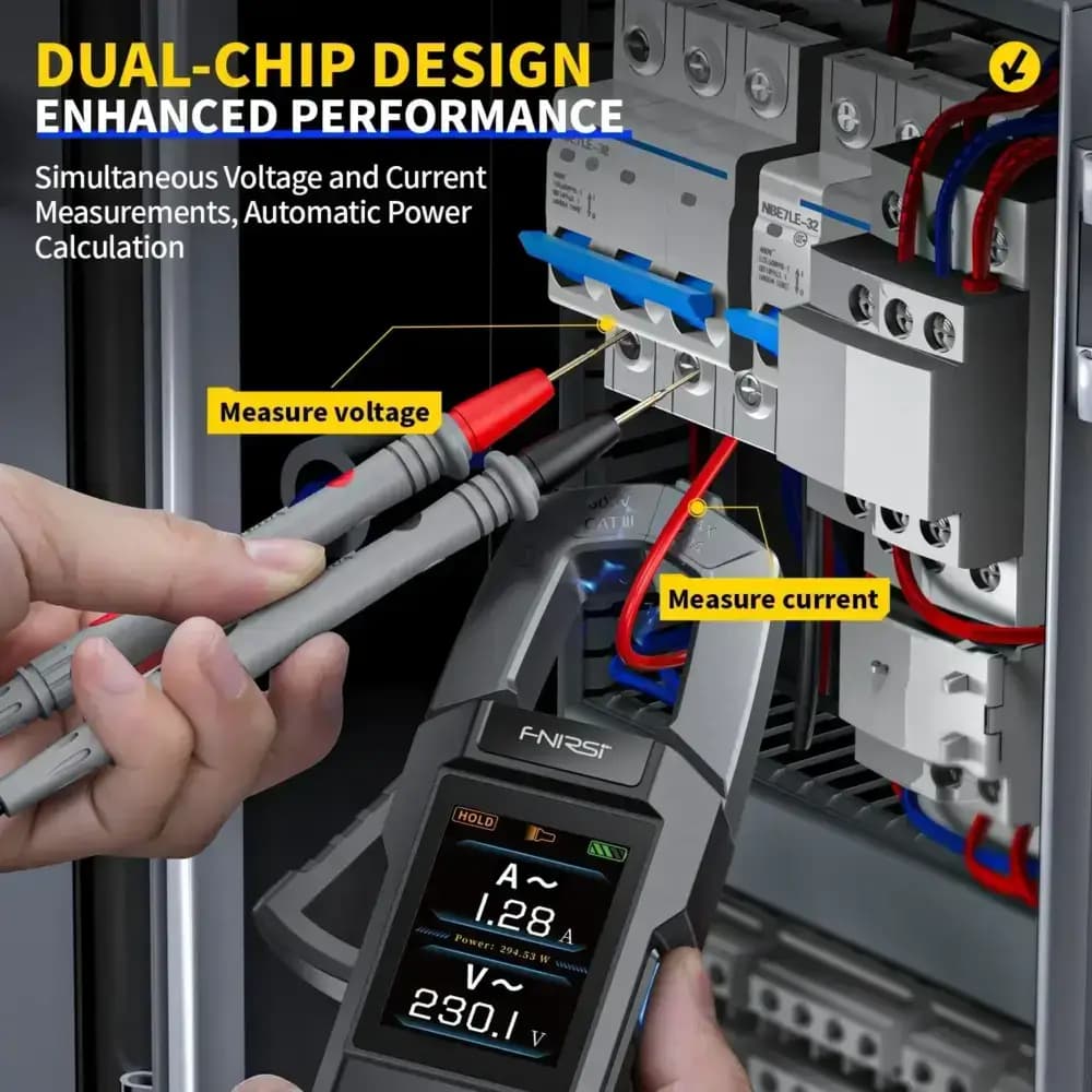 مولتی متر دیجیتال کلمپی فینرسی مدل FNIRSI DMC-100 — تصویر ۸