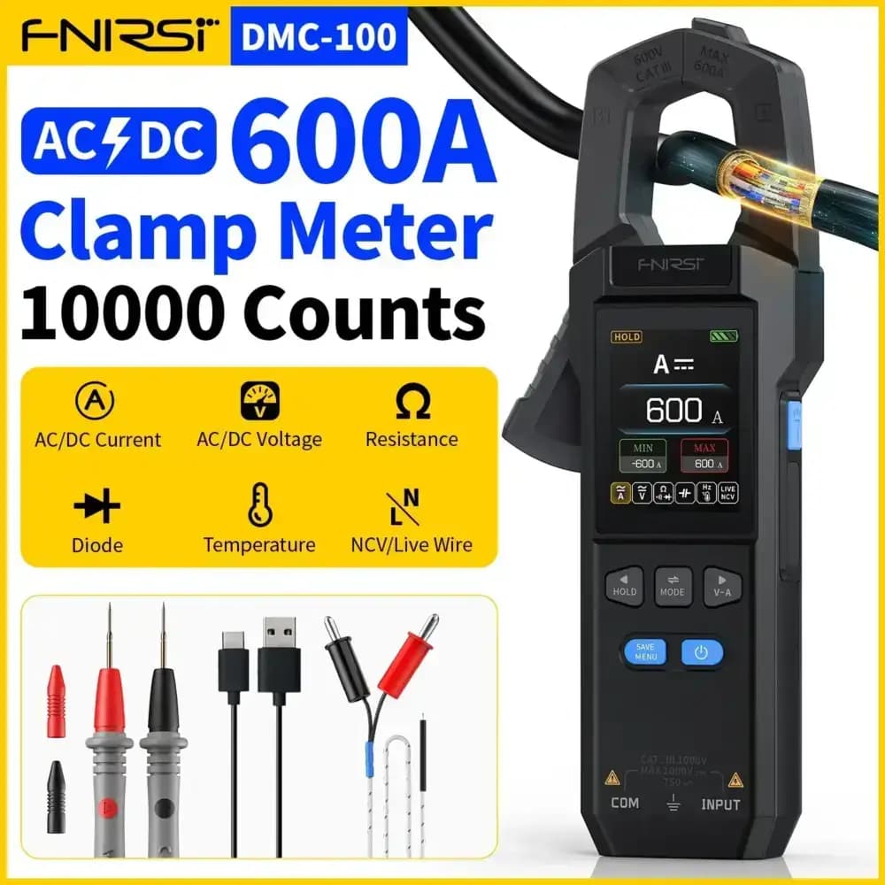 مولتی متر دیجیتال کلمپی فینرسی مدل FNIRSI DMC-100 — تصویر ۵