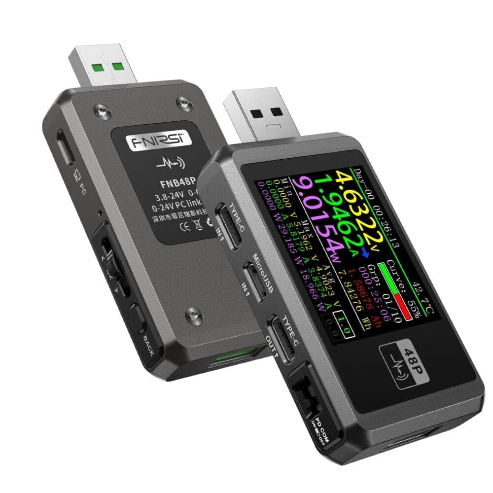 تستر شارژ سریع USB فنیرسی FNIRSI FNB48P — تصویر ۴