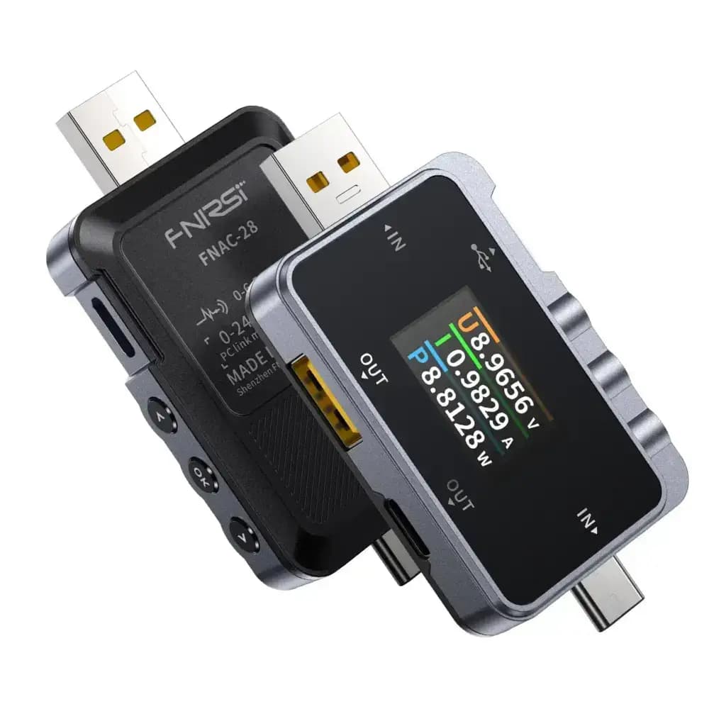 تستر درگاه USB دو کاره فینرسی مدل FNIRSI FNAC-28 — تصویر ۲
