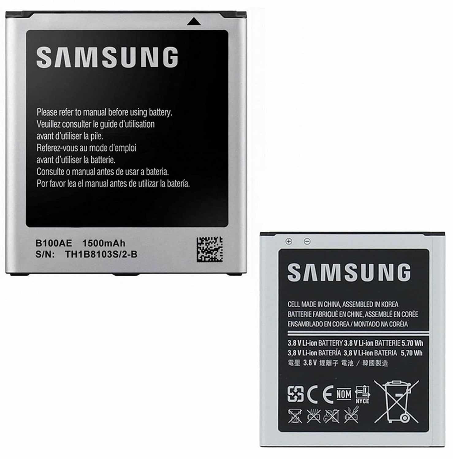 باتری سامسونگ Samsung Z1 مدل B100AE — تصویر ۲