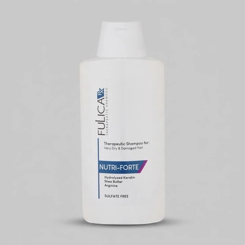 شامپو تقویت کننده و ترمیم کننده مو فولیکا مدل NUTRI-FORTE حجم 200 میلی‌لیتر، مناسب موهای خشک و آسیب‌دیده، مغذی، شاداب‌کننده و درخشان‌کننده