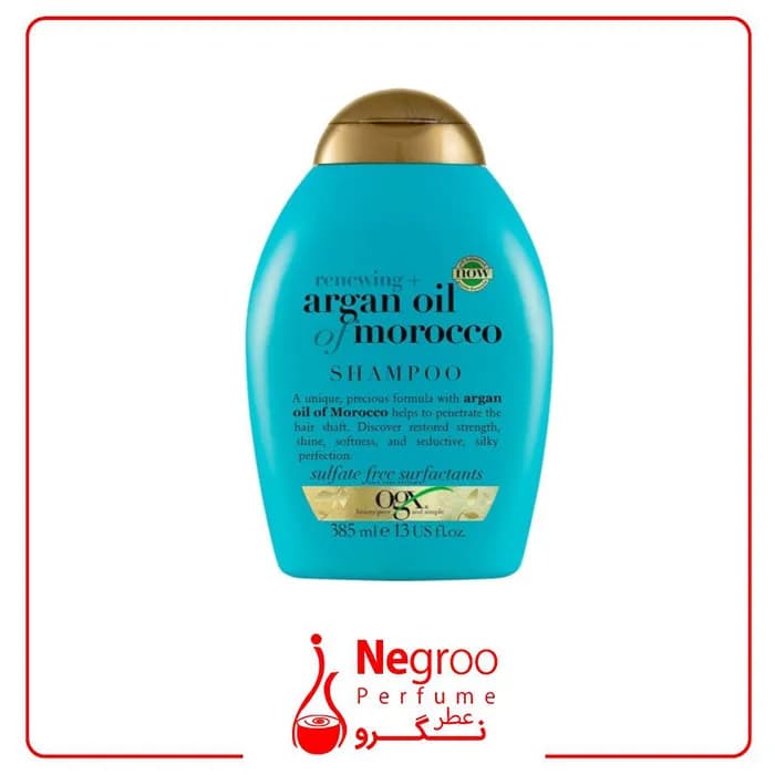 شامپو مو او جی ایکس مدل Argan Oil Of Morocco حجم 385 میلی لیتر/اورجینال