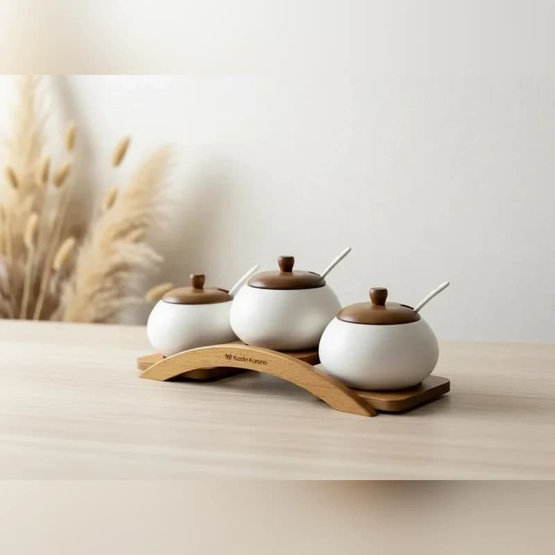 جا ادویه هلالی 3 تایی استار مدل 005491019 — تصویر ۳