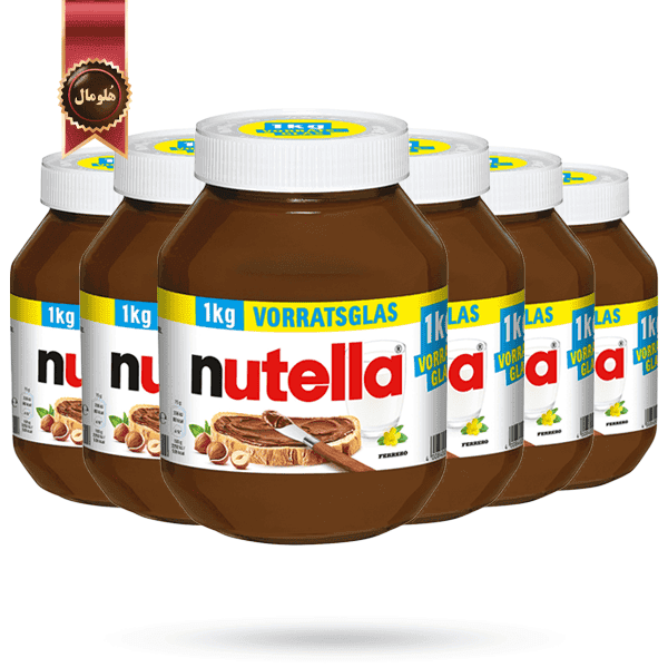 6 عدد شکلات صبحانه نوتلا nutella آلمانی یک کیلویی (اورجینال)
