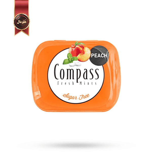 قرص خوشبوکننده دهان کامپس compass مدل هلو peach (اورجینال)