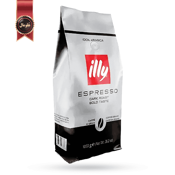 قهوه ایلی illy مدل اسپرسو دارک رست espresso dark roast یک کیلویی (اورجینال)