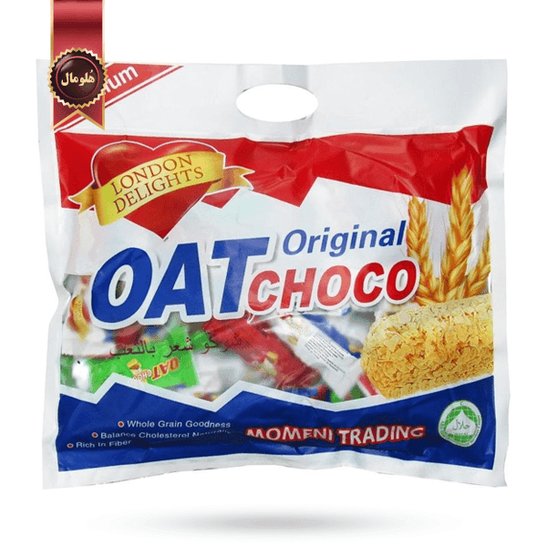 شکلات غلات اوت چوکو Oat choco مدل london delights وزن 400 گرمی (اورجینال)