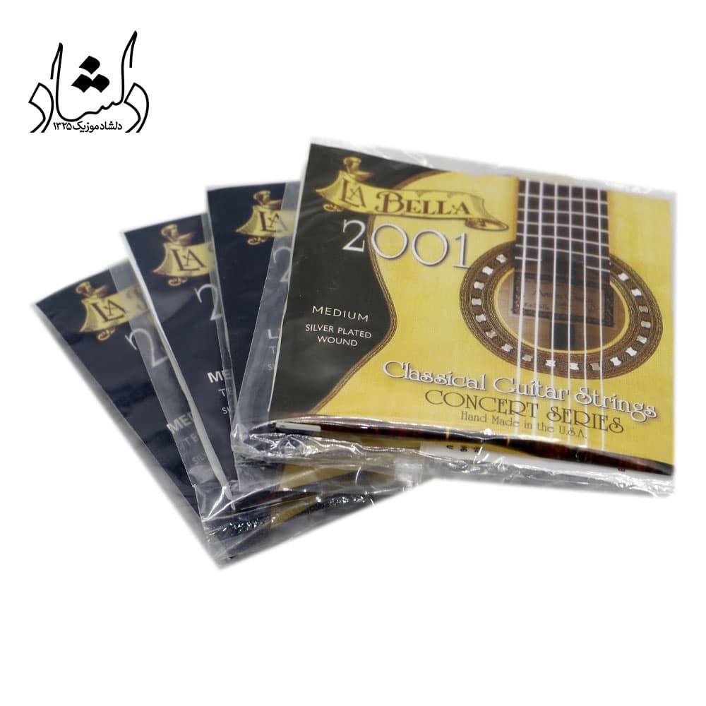 سیم گیتار کلاسیک مدل La Bella 2001 (غیر اصلی) — تصویر ۴
