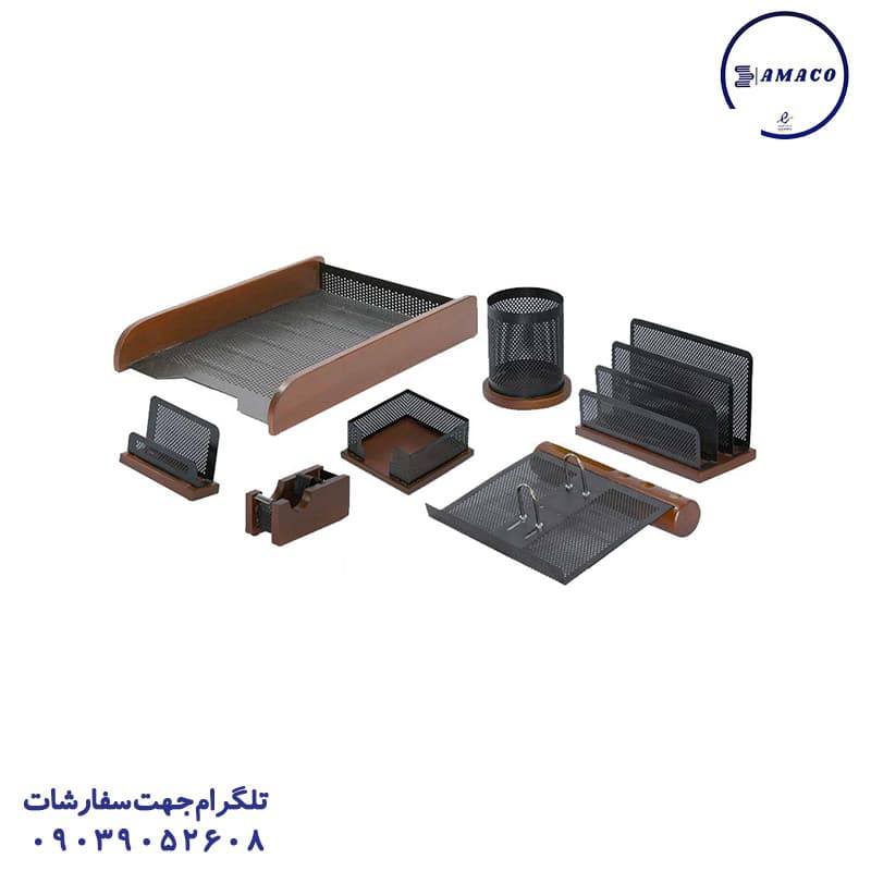 رایکا – ست اداری رومیزی 7 تکه با کازیو