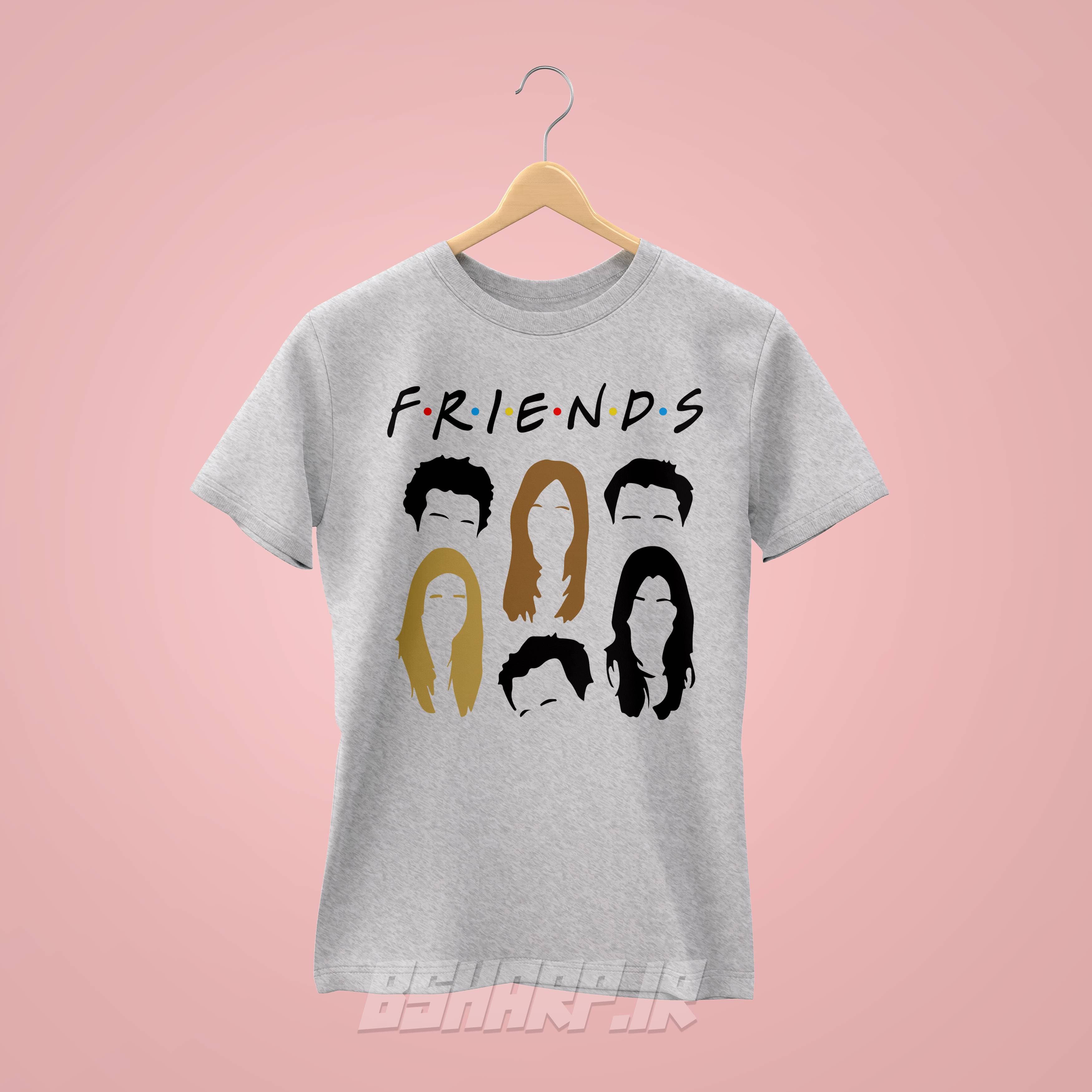 تیشرت Friends طرح مو ها — تصویر ۵