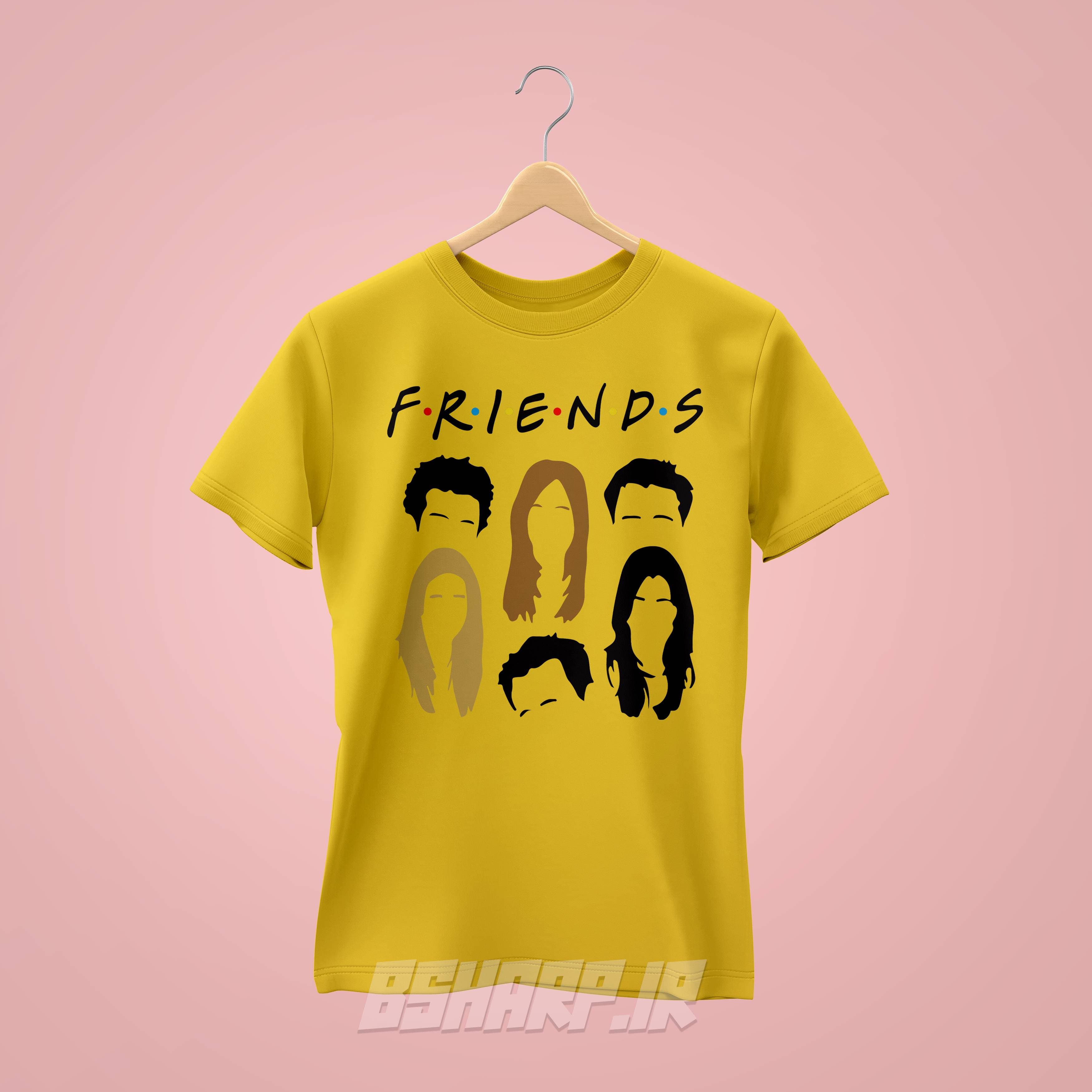 تیشرت Friends طرح مو ها — تصویر ۴