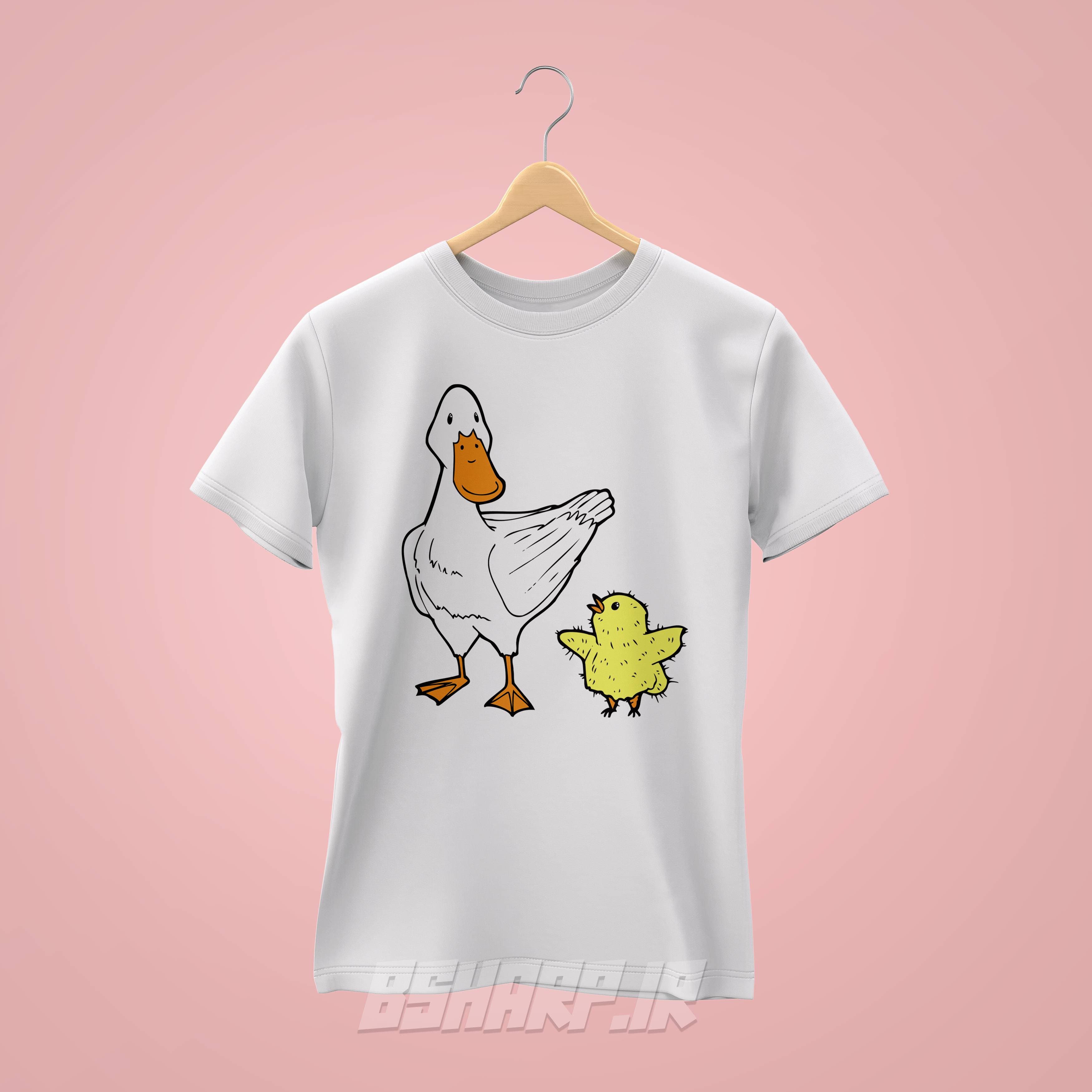 تیشرت Friends طرح اردک و مرغ — تصویر ۲