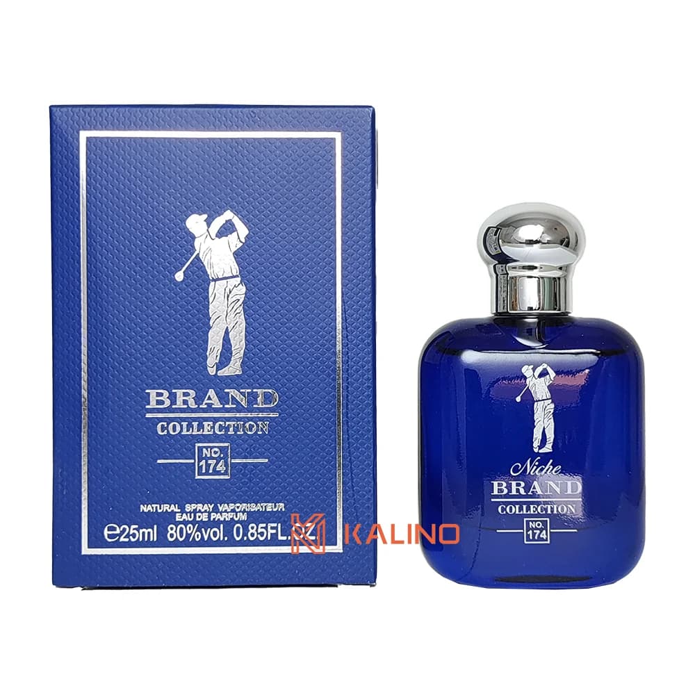 ادکلن مردانه پولو آبی برند کالکشن کد 174 حجم 25 میل | Brand Collection Polo Blue