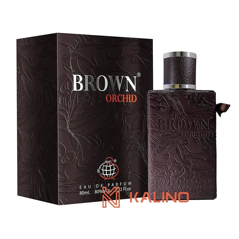 ادکلن مردانه براون ارکید-ارکید قهوه ای فرگرانس ورد حجم 50 میل | Fragrance World Brown Orchid — تصویر ۲