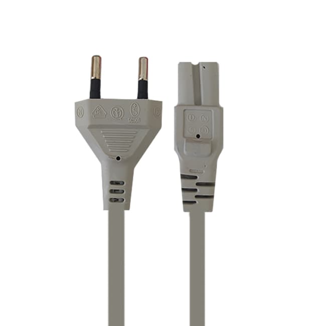 کابل برق دو پین اطلس مدل 115 طول 1.5 متر