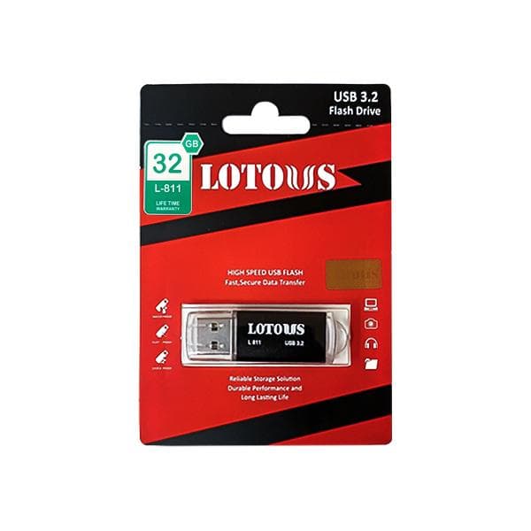 فلش مموری 32G لوتوس USB 3.2 مدل L-811 — تصویر ۲