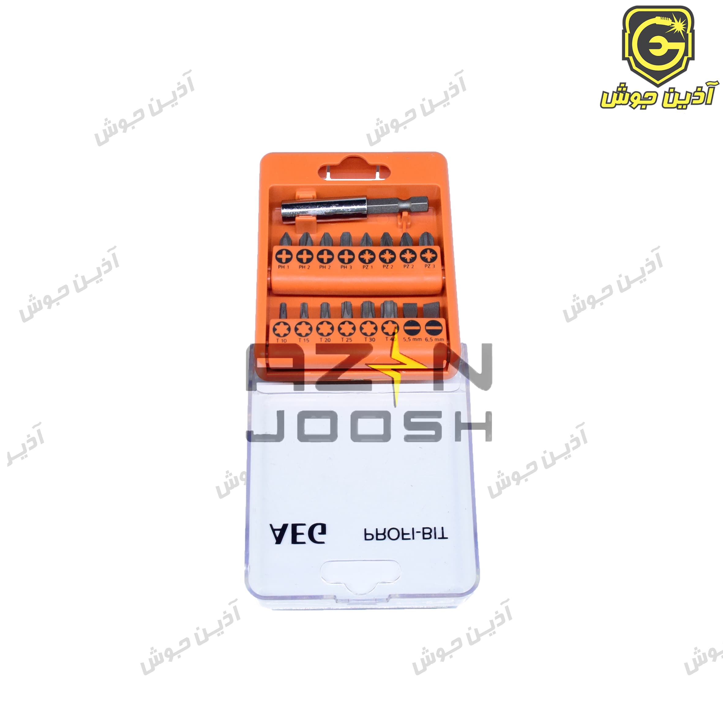 ست بیت نوک پیچ گوشتی 17 پارچه آاگ AEG