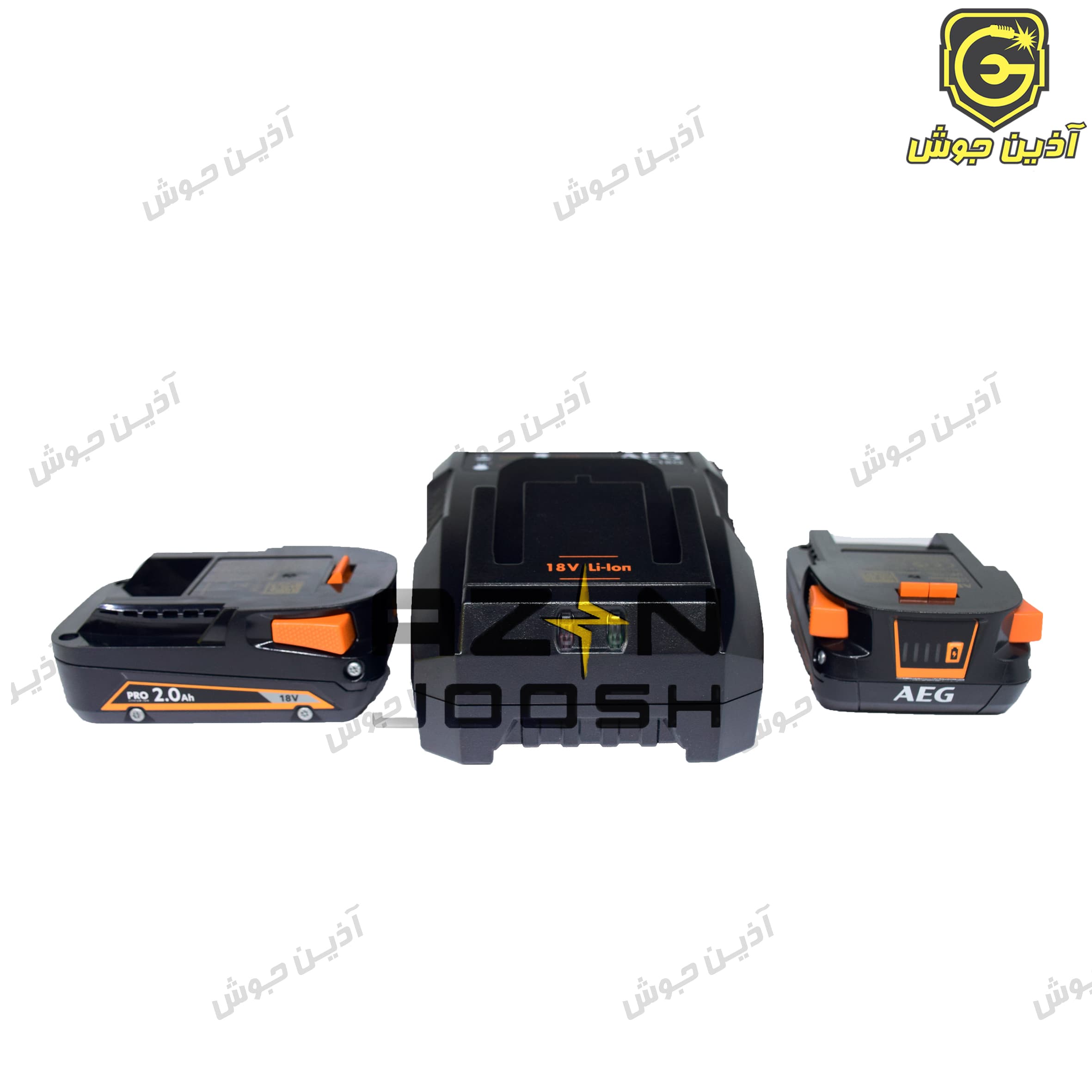 بکس شارژی 18 ولت 1/2 براش لس 280 نیوتن آاگ AEG باطری دار مدل BSS18S12BL2+SETLL1820SAL-LK3 — تصویر ۷