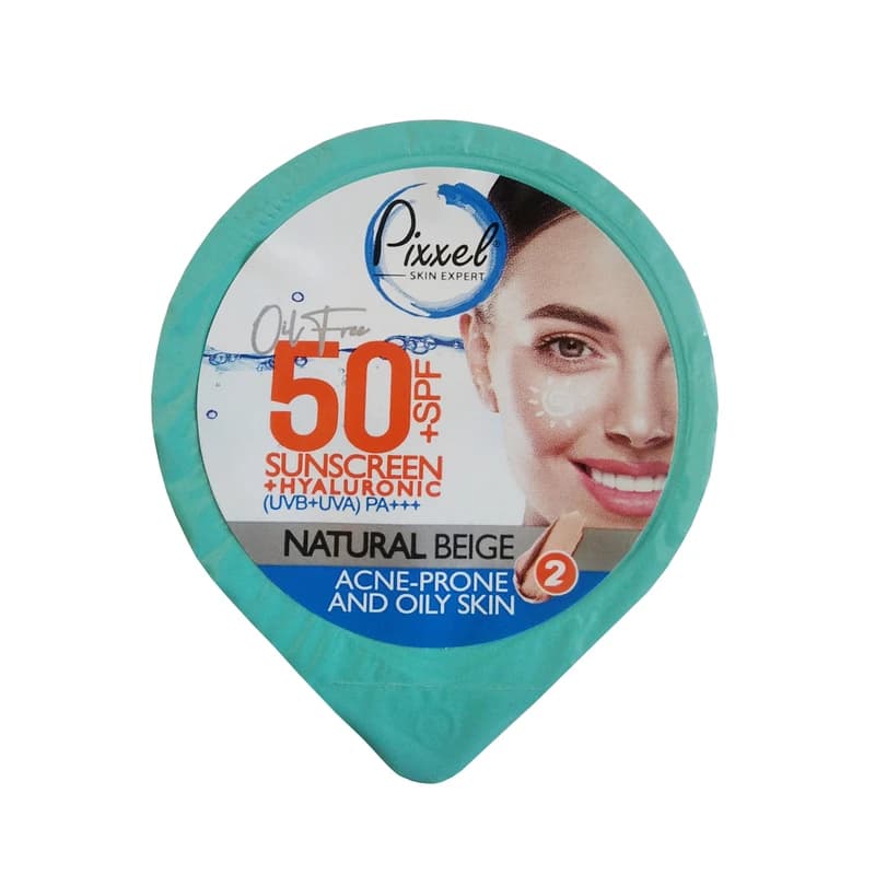 کرم ضد آفتاب رنگی پیکسل SPF 50 مدل 03 مناسب پوست های خشک حجم 50 میلیلیتر به همراه کرم ضد آفتاب رنگی پیکسل مدل SPF 50 حجم 7 میلی لیتر — تصویر ۳