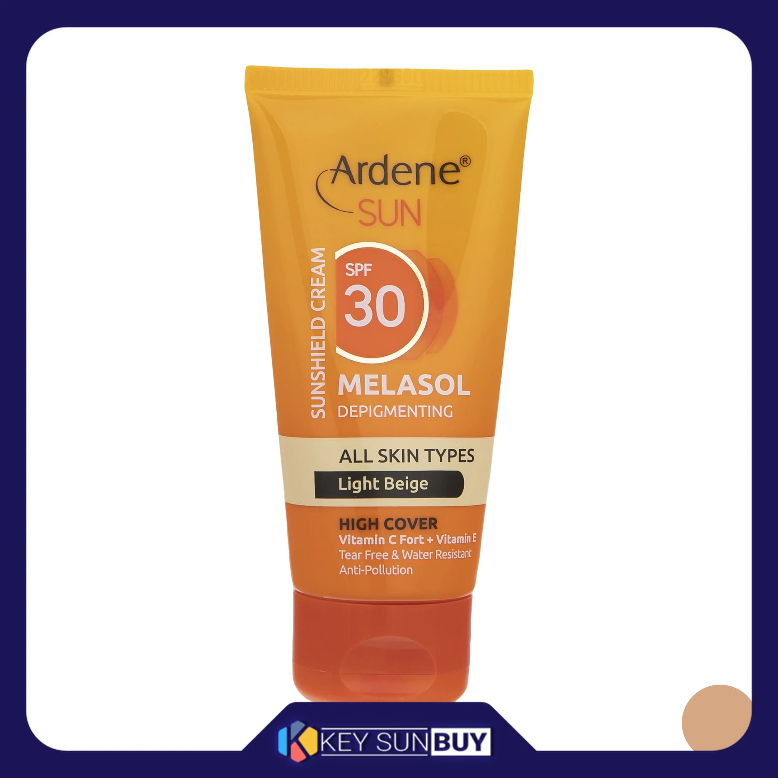مراقبت پوست کرم ضد آفتاب آردن سان مدل Light Beige مقدار 50 گرم