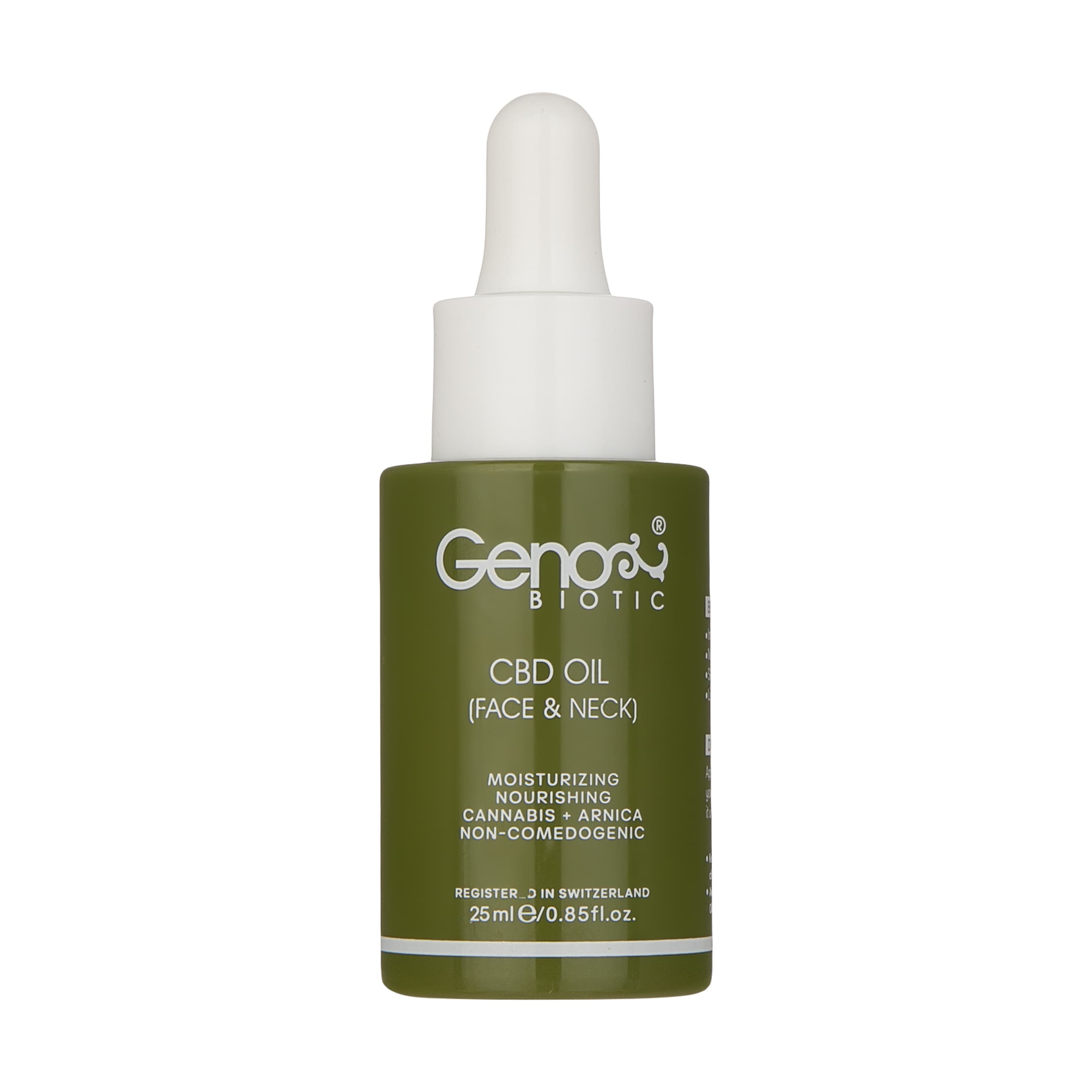 مراقبت پوست روغن صورت ژنوبایوتیک مدل CBD حجم 25 میلی لیتر