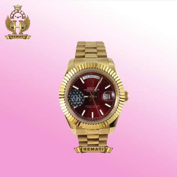 ساعت مردانه رولکس دی دیت اتوماتیک Rolex Daydate RODDAM201