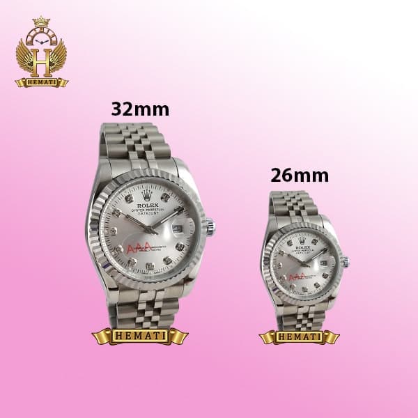 ساعت زنانه رولکس دیت جاست Rolex Datejust RODJL108 نقره ای