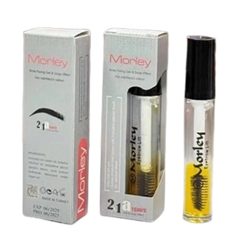 ژل ابرو دو فاز آرگان دار مورلی MORLEY (مدل 2 در 1)