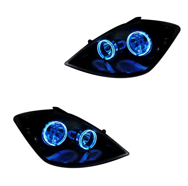 چراغ جلو خودرو گروه پژوهش صنعت مدرن مدل 3D-Ring-B فولکالر مناسب برای تیبا بسته دو عددی — تصویر ۳