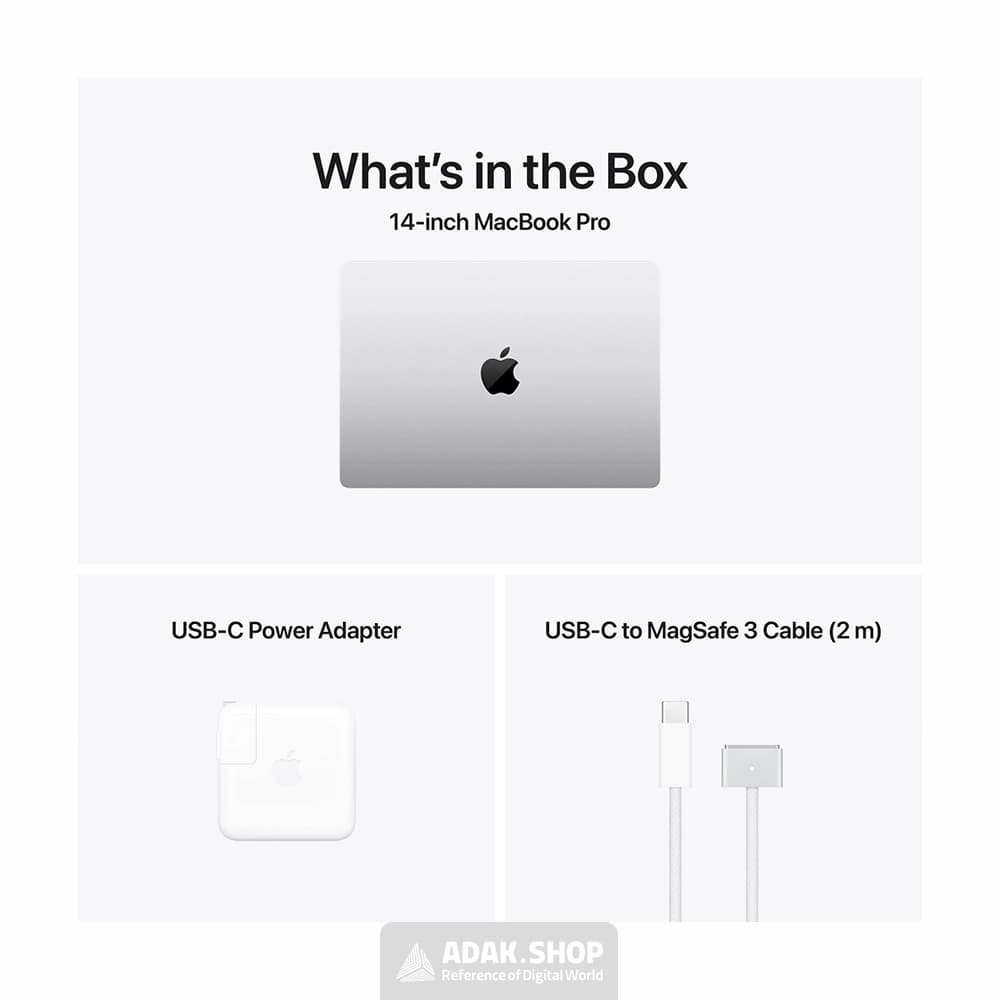 لپ تاپ اپل MacBook Pro 14 MGDP4 M5 Pro 24GB 2TB 16Core GPU — تصویر ۴