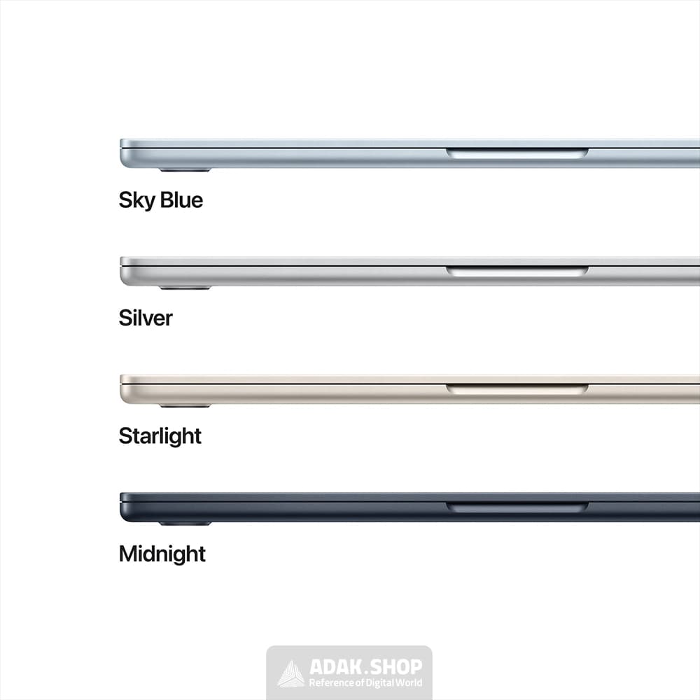 لپ تاپ اپل MacBook Air 13 MDHG4 M5 24GB 1TB 10CORE GPU IPS — تصویر ۴