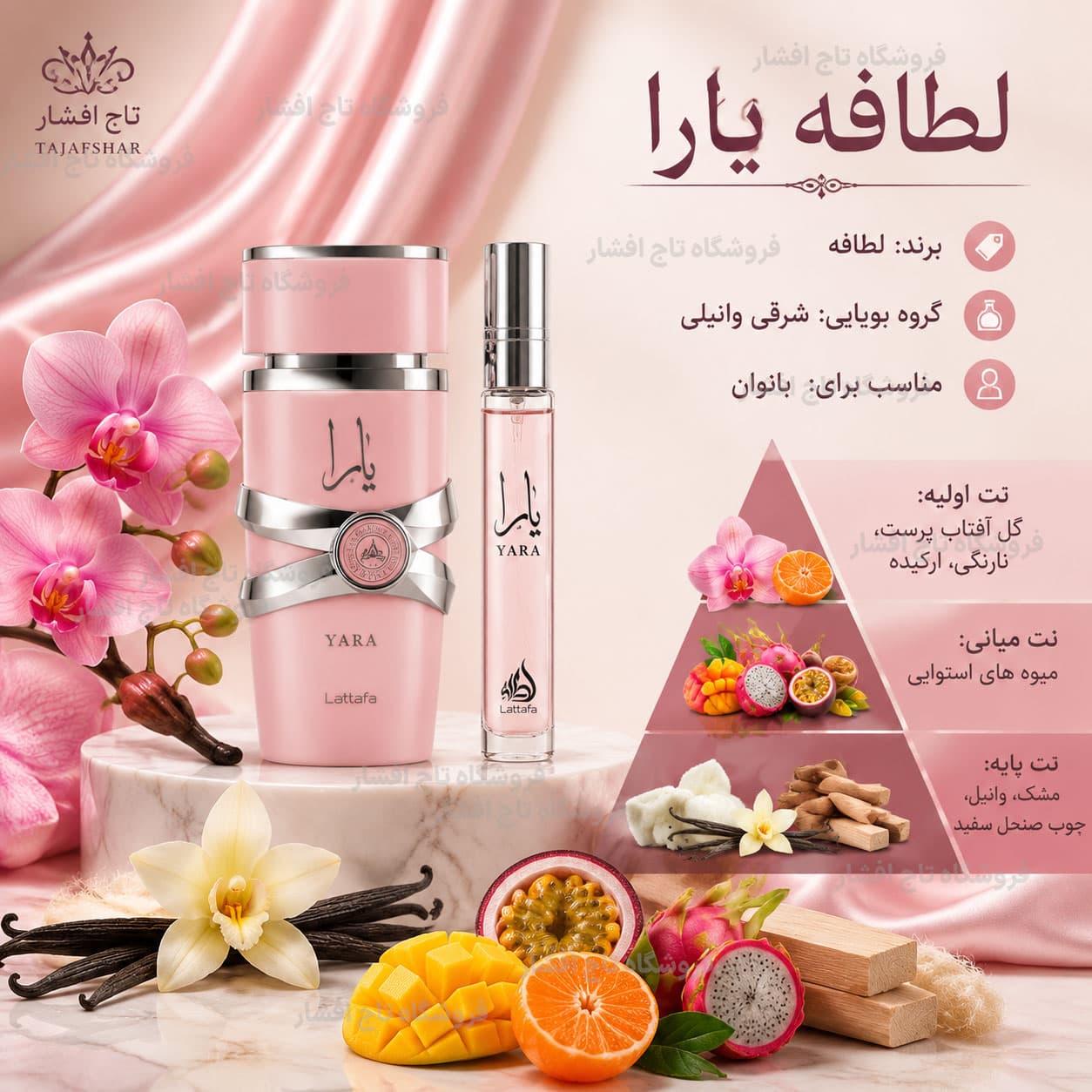 عطر یارا ژیوادان (گرید High)