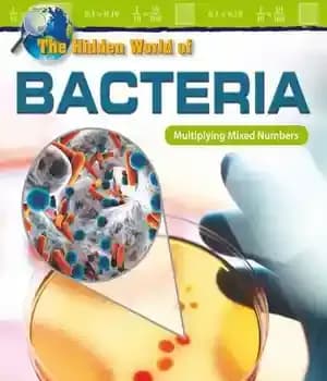 دانلود کتاب The Hidden World of Bacteria: Multiplying Mixed Numbers – دنیای پنهان باکتری ها: ضرب اعداد مختلط