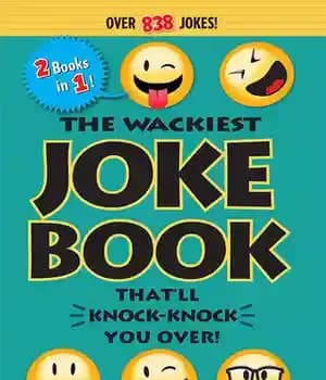 دانلود کتاب The Wackiest Joke Book That’ll Knock-Knock You Over!: Over 838 Jokes! – حواس پرت ترین کتاب جوک که…