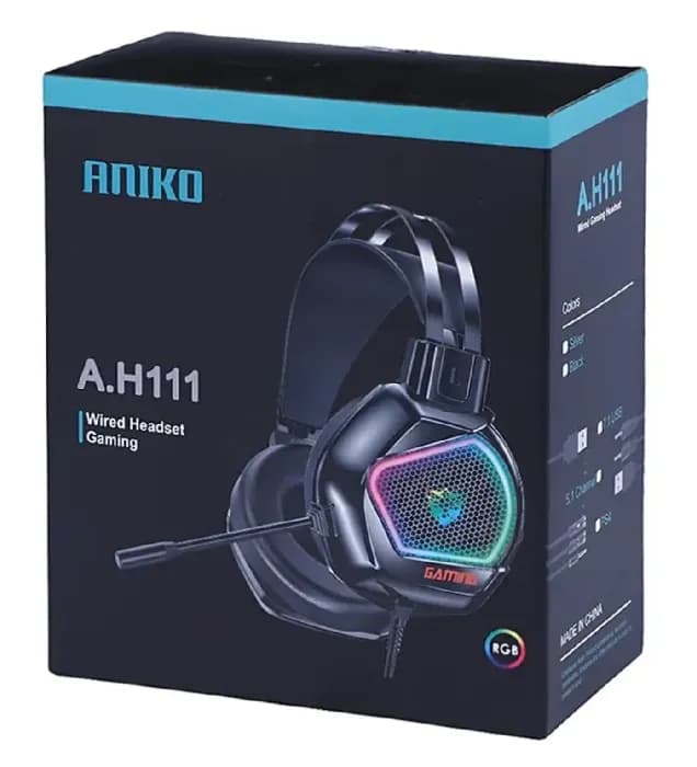 هدفون سیمی گیمینگ آنیکو مدل A.H111 — تصویر ۴