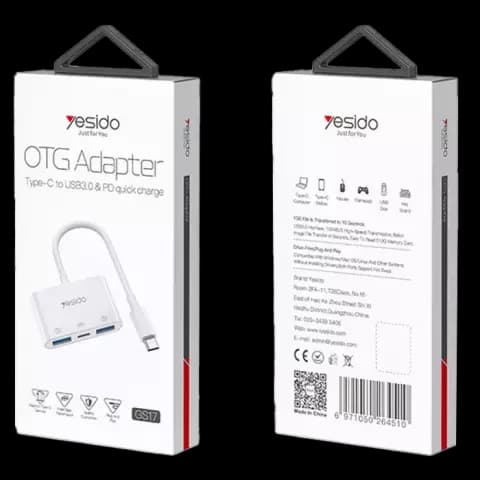 کابل تبدیل OTG Type-C یسیدو مدل Yesido GS17 — تصویر ۴
