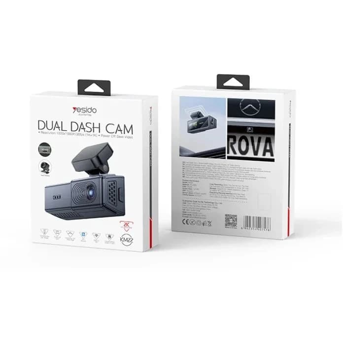دوربین ثبت وقایع یسیدو مدل Yesido KM22 1080P Dual Car Dash Camera — تصویر ۴