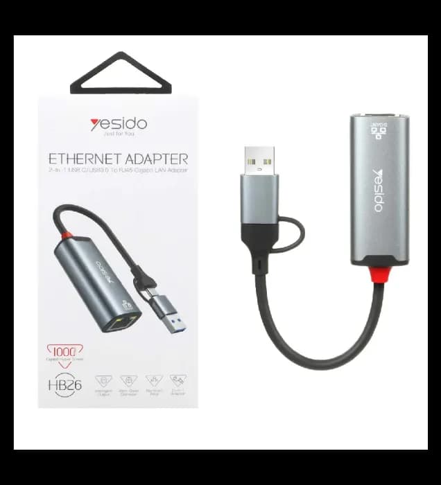 هاب 2 پورت یسیدو USB3.0 مدل Yesido HB26