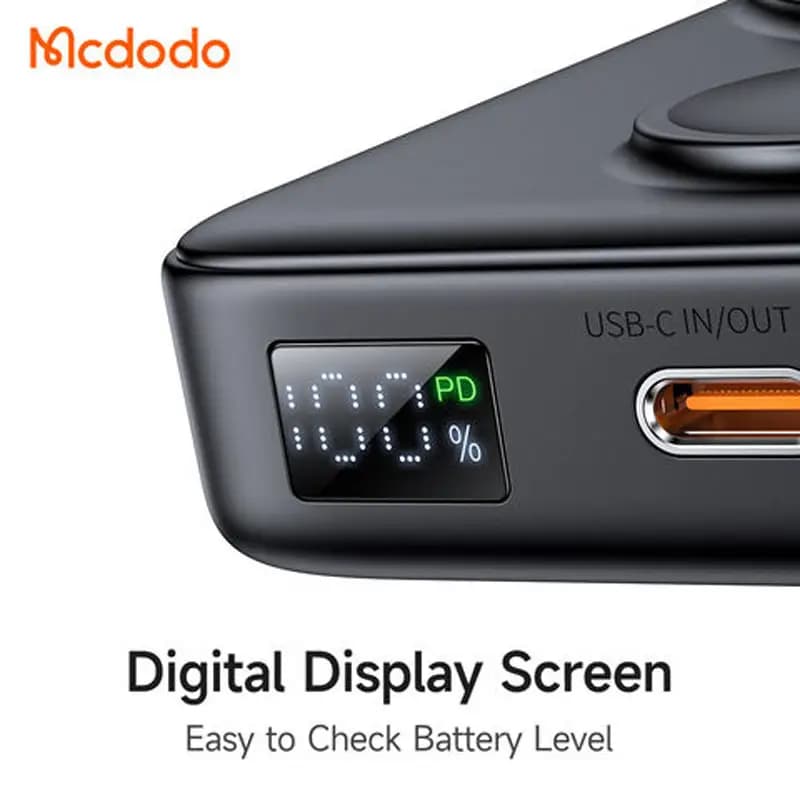 پاوربانک فست شارژ وایرلس 10000 هزار 2 در 1 مک دودو مدل MCDODO MC-146 — تصویر ۴