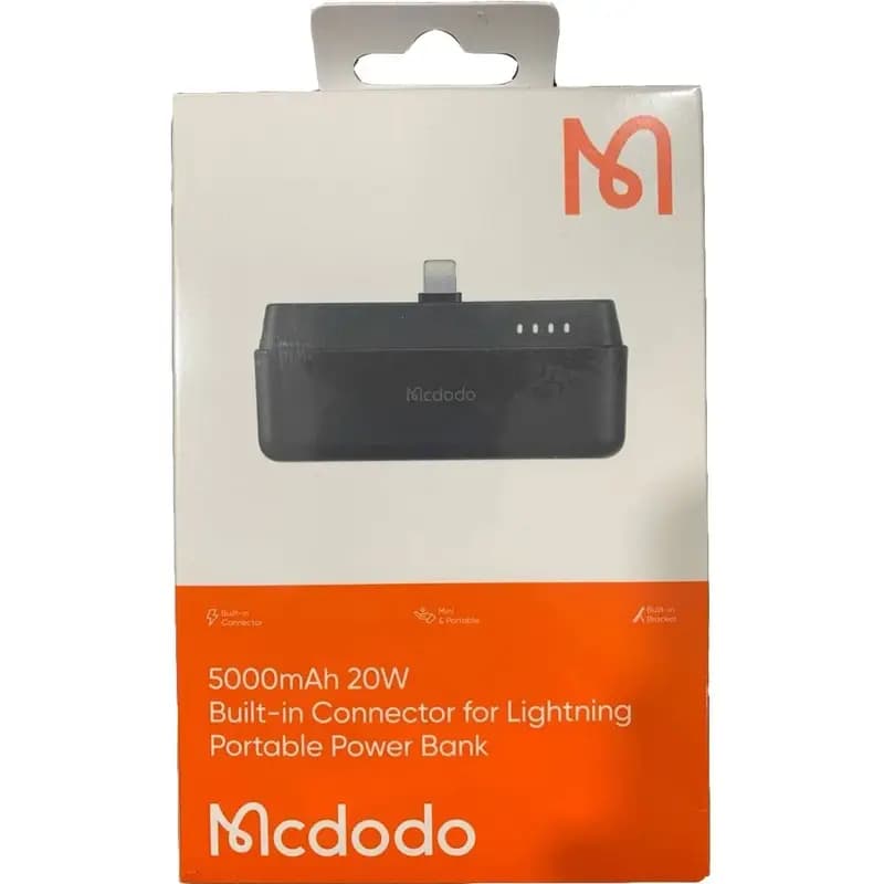 پاوربانک 5000 هزار 20 وات کانکتور لایتنینگ مک دودو MCDODO MC-6282 — تصویر ۵