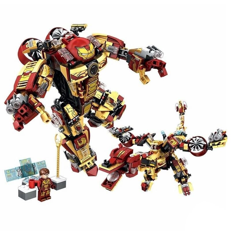 لگو 2 در 1 طرح Iron Man کد 60021 مدل MK42 SEMBO BLOCK با 451 تکه — تصویر ۲